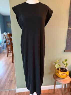 Zara Black Sleeveless Maxi Dress